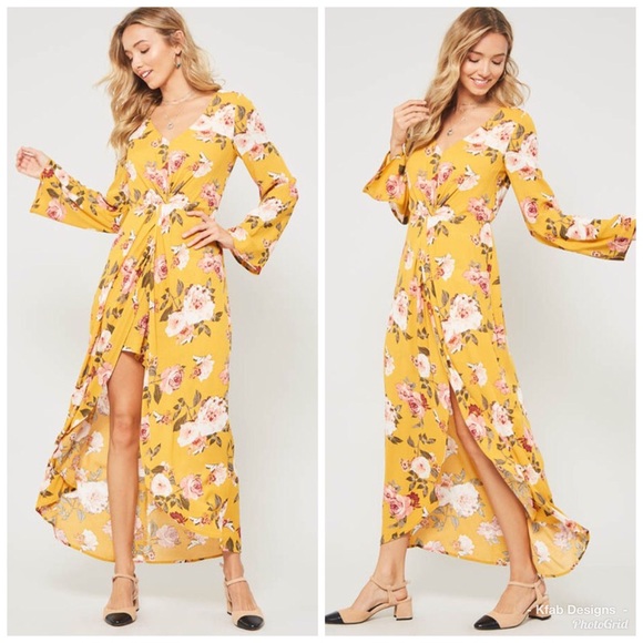 LAST! Stunning Full Length Floral Romper! - Picture 4 of 5